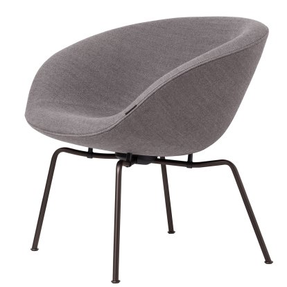 Fauteuil Pot, Brun foncé peint par poudrage, Capture, Capture 4601 - Gris foncé