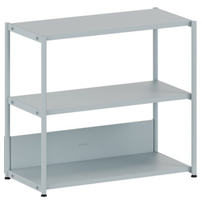 Buffet haut Unit en acier, Ouvert, Bleu pâle