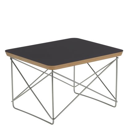 Détails Vitra Table d'appoint Occasional Table LTR  Table d'appoint Occasional Table LTR , Stratifié haute pression (HPL), noir, Acier inoxydable