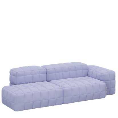 Canapé Henn Sofa Design 10, Accotoir à droite, Vidar 4 - Bleu lilas 0723