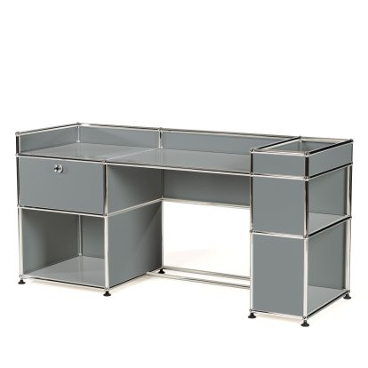 Bureau pour enfants USM Haller, Gris moyen RAL 7005