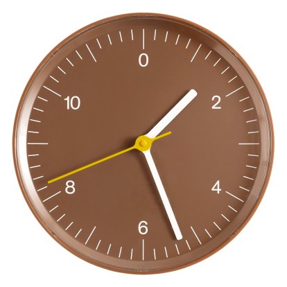 Horloge Wall Clock, Marron