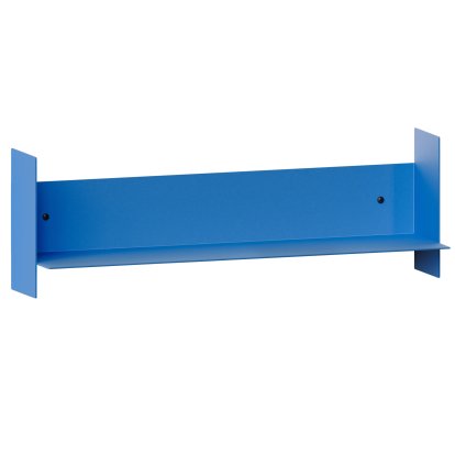 Étagère murale Pli, 60 cm, Bleu azur