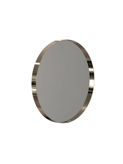 Unu Miroir rond, ø 40 cm, Or poli