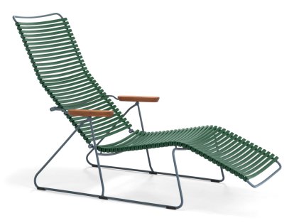 Chaise longue Click, Vert sapin