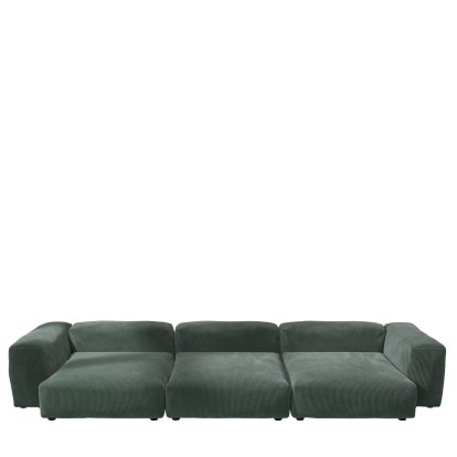Vetsak Sofa Set 5, Cord velours - Hunter, Sans coussin