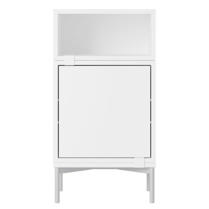 Stacked Bedside 2, Blanc