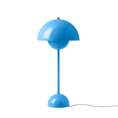 Lampe de table Flowerpot VP3, Bleu de bain
