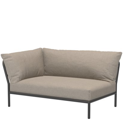 Level 2 Left Corner, Gris foncé, Ash