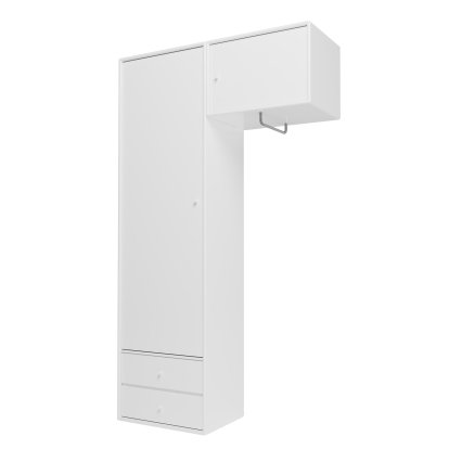 Portemanteau Attire II, New White, Accrochage mural