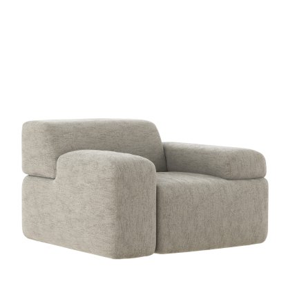 Fauteuil à accoudoirs Soft Stone, Tinto 983