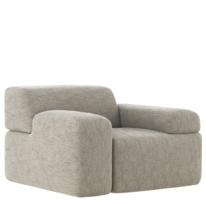 Fauteuil à accoudoirs Soft Stone, Tinto 983