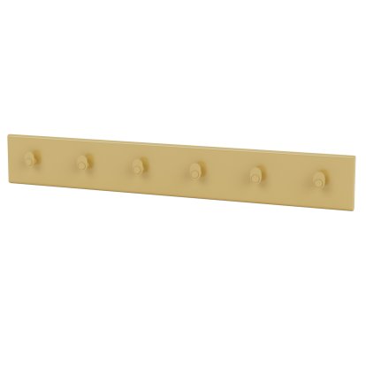 Porte-manteaux à crochets, 6 Patères, Cumin