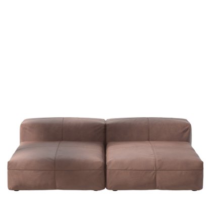 Vetsak Sofa Set 1, L, Cuir - Pierre, Sans coussin