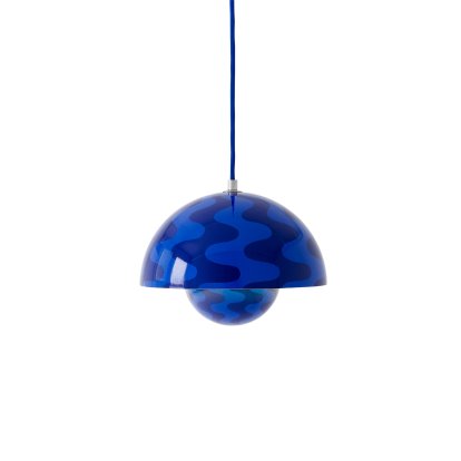 Suspension Flowerpot VP1, Bleu cobalt/bleu crépuscule