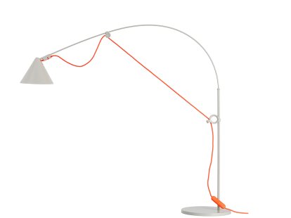 Lampe de table Ayno, Gris soie, Orange, 3000 K