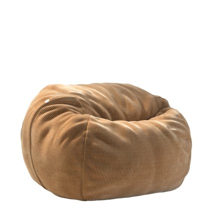 Beanbag Vetsak, M (H 70 x Ø 110 cm), Cord velours - Camel