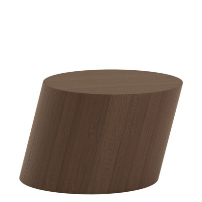 Table basse Tilt, Bois, Chêne fumé foncé