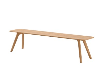 Banc Meyer, 200 x 42 cm, Chêne ciré