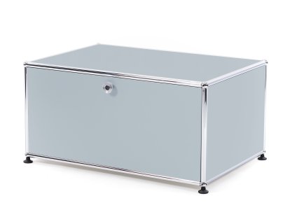 Caisson imprimante USM Haller, 75 cm, Argent mat USM, Avec pieds