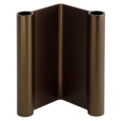 Bougeoir Pair, Marron, H 18 cm