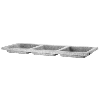 String System Bowl Shelf Felt, Gris clair