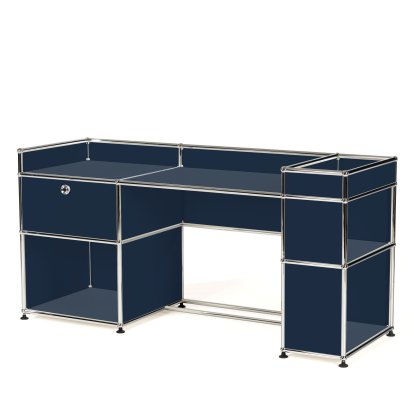 Bureau pour enfants USM Haller, Bleu acier RAL 5011
