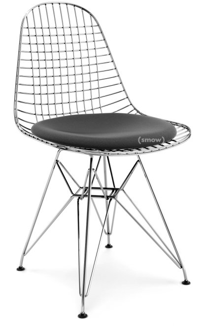 Coussin pour Wire Chair (DKR/DKX/DKW/LKR), Coussin d'assise, Hopsak, Gris foncé