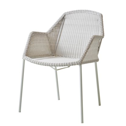 Chaise Breeze, Gris blanc