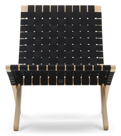 MG501 Cuba Chair, Chêne savonné, Sangles de l'assise noir