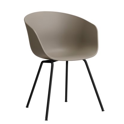 Chaise About A Chair AAC 26, Khaki 2.0, Acier thermolaqué noir