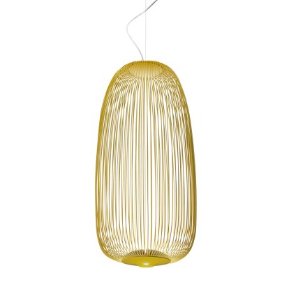Spokes, Ø32,5 cm, Jaune doré, Non dimmable
