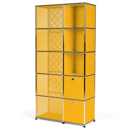 USM Haller Armoire vestiaire type 3, Jaune or RAL 1004