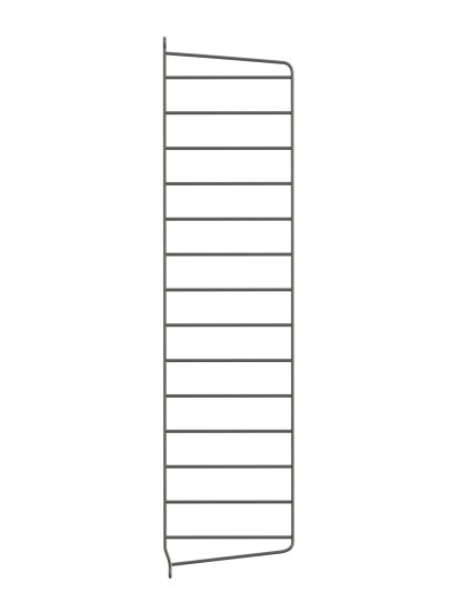 Échelle murale String System, Seul, 75 x 20 cm, Gris foncé
