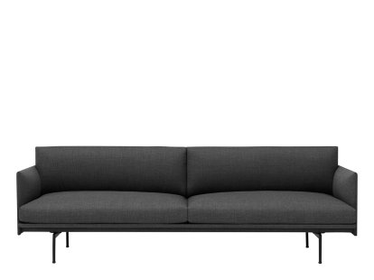 Canapé Outline , 3 places, Tissu Remix 163 - Gris