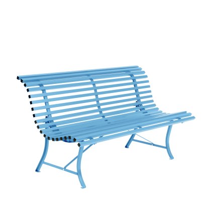 Banc Louisiane, 150 cm, Bleu maya