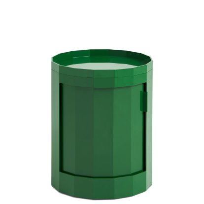 Caisson Facet Cabinet, H 49 x Ø 38 cm, Epinards verts