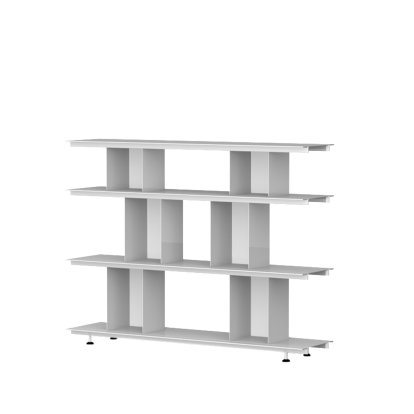 Étagère Zoll D, Gris clair, 140 cm, H 33 cm / H 33 cm / H 22 cm