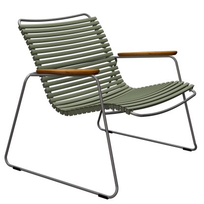 Fauteuil lounge Click Roomy, Vert olive