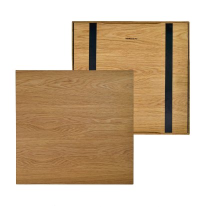 Plateau en bois pour étagères USM Haller, taille M, 50 cm x 50 cm, Chêne, huilé naturel