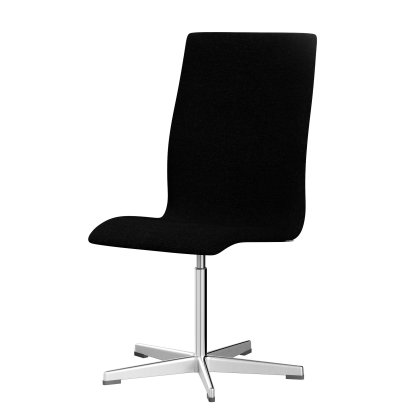 Chaise Oxford, Sans accotoirs, Dossier moyen, Piètement fixe, Hallingdal 65, 180 - Charcoal
