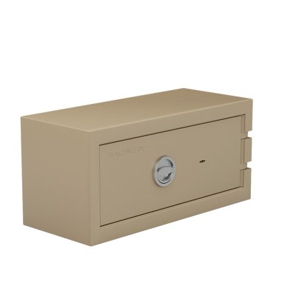 Coffre-fort Balzsafe CONNECT pour étagères USM Haller, 75 cm x 35 cm x 35 cm, Beige RAL 1019, Serrure à clé