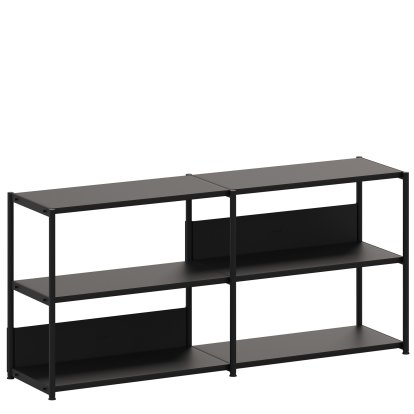 Buffet Unit en acier, Ouvert, Noir graphite