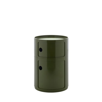 Componibili Big conteneur, 2 tiroirs, Vert, Sans roulettes