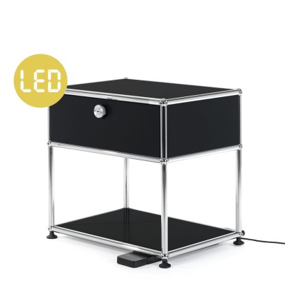 Table de chevet USM Haller E avec variateur de lumière