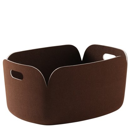 Panier Restore, Brun foncé