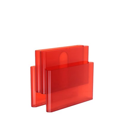 Portariviste - Porte-revues, Opalin, Rouge orangé