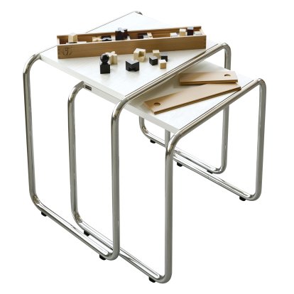 Ensemble de tables gigognes B 9 a + b | Édition spéciale 100e anniversaire du Bauhaus Dessau