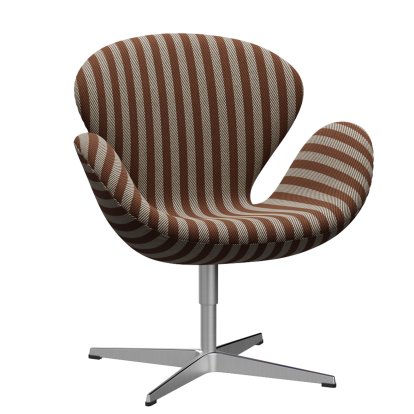 Fauteuil Swan (cygne), Hauteur spéciale 48 cm, Voulez-vous, 002 - Terre cuite / beige