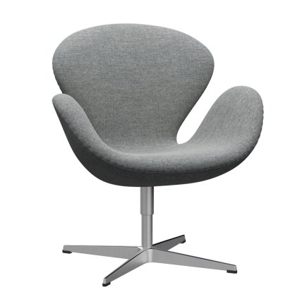 Fauteuil Swan (cygne), 40 cm, Hallingdal 65, 116 - Blanc gris
